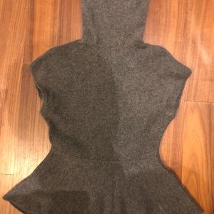 Ralph Lauren Cashmere Peplum Turtleneck
